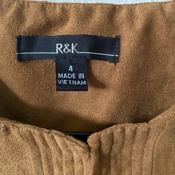 Brown Suede Like Blazer - Picture 3 of 5